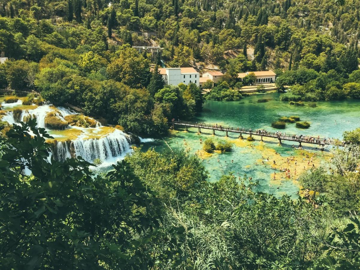 Luxury Beach Villa W Sea Sunset Views Szybenik Zewnętrze zdjęcie